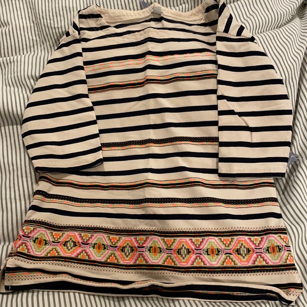 Striped cotton shirt